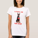 Pesquisar por pincher do doberman camisetas Amor