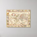 Pesquisar por mapa antigo impressão de canvas Medieval