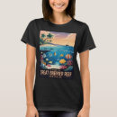 Pesquisar por grande recife de coral camisetas Vida marinha