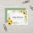 Pesquisar por girassóis cartao de visita Para ela