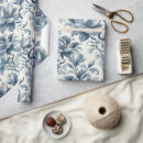 Pesquisar por vintage floral papel de presente Azul