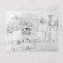 Pesquisar por desenho de da vinci cartoes postais Esboço