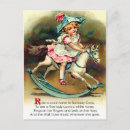 Pesquisar por cavalo de balanço cartoes postais Menina