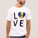 Pesquisar por bandeira de barbados camisetas Amor