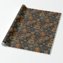 Pesquisar por engrenagens do steampunk papel de presente Galo