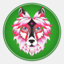 Pesquisar por lobo selvagem adesivos Cabeça de lobo