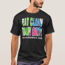 Pesquisar por coma o trem limpo sujo camisetas Exercício
