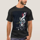 Pesquisar por microfone camisetas Notas musicais