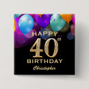Pesquisar por quadragésimo botons Aniversário de 40 anos