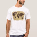 Pesquisar por mapa mundo antigo camisetas Tiro do estúdio