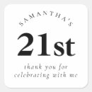 Pesquisar por aniversário de 21 anos adesivos Preto e branco