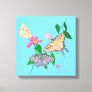 Pesquisar por borboleta azul impressão de canvas Pintura