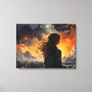 Pesquisar por céu estrelado impressão de canvas Azul