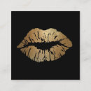 Pesquisar por lábios do ouro cartao de visita Salão de beleza