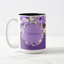 Pesquisar por flores da lavanda canecas Floral roxo
