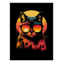 Pesquisar por gato com óculos de sol pôsteres pósteres Gatinho