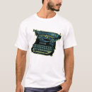 Pesquisar por máquina de escrever antiga camisetas Escrita