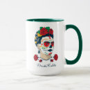 Pesquisar por día de los muertos canecas Crânio do açúcar