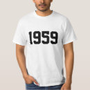 Pesquisar por ano 1959 camisetas Nascer em 1959