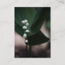 Pesquisar por lírios do vale cartao de visita Branco