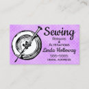 Pesquisar por agulha e linha cartao de visita Para ela