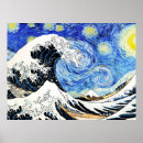 Pesquisar por pinturas japonesas pôsteres pósteres Hokusai