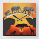 Pesquisar por elefante africano relogios de parede Vida selvagem