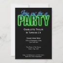 Pesquisar por neon party convites Colorido