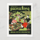 Pesquisar por vintage picnic cartoes postais Piquenique