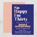 Pesquisar por feliz aniversário de 30 anos convites Para ela