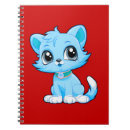 Pesquisar por desenho gato cadernos de notas Azul