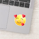 Pesquisar por coração emoji adesivos Face