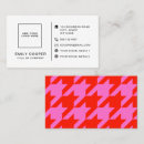 Pesquisar por houndstooth cartao de visita Profissional