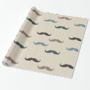 Pesquisar por mustache papel de presente Hipster