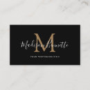 Pesquisar por monogramas dourados cartao de visita Caligrafia