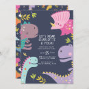 Pesquisar por dinossauro roxo convites Qualquer crinaça