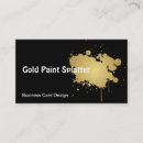 Pesquisar por pintura splatter horizontal cartao de visita Ouro