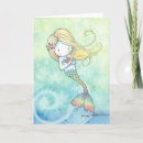 Pesquisar por cute mermaid cartoes Watercolor