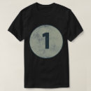 Pesquisar por número 1 camisetas Tipografia
