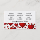 Pesquisar por coração vermelho do amor cartao de visita Cliente