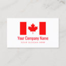 Pesquisar por bandeira canadense cartao de visita Folha de mapa