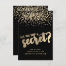 Pesquisar por segredos convites Preto