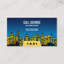 Pesquisar por táxi da cidade cartao de visita Amarelo