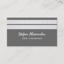 Pesquisar por desenhista da web horizontal cartao de visita Simples