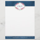 Pesquisar por azul e rosa papel timbrado Monograma