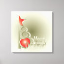 Pesquisar por árvore do coração impressão de canvas Vermelho