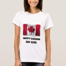 Pesquisar por dia de canadá camisetas Para ela