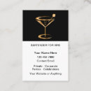 Pesquisar por barmaid cartao de visita Elegante