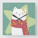 Pesquisar por gato feliz relogios de parede Natal
