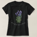 Pesquisar por flores lavanda camisetas Para ela
